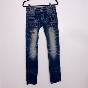 Jrag Jeans JRW 4904 dark blue partially washed Size 26